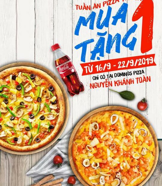 Dominos Mua 1 Tặng 1: Siêu Ưu Đãi Pizza Không Thể Bỏ Lỡ!