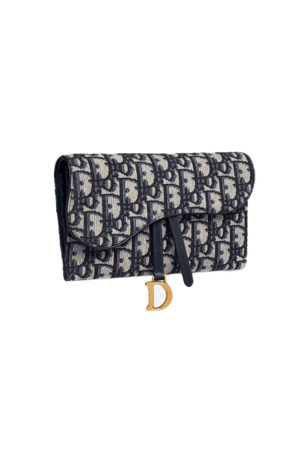 Túi Dior Oblique Saddle Chain Wallet - Centimet.Vn