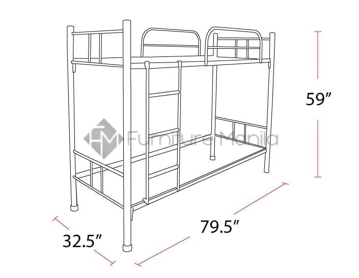 24 Double Deck With Mattress | Furniture Manila
