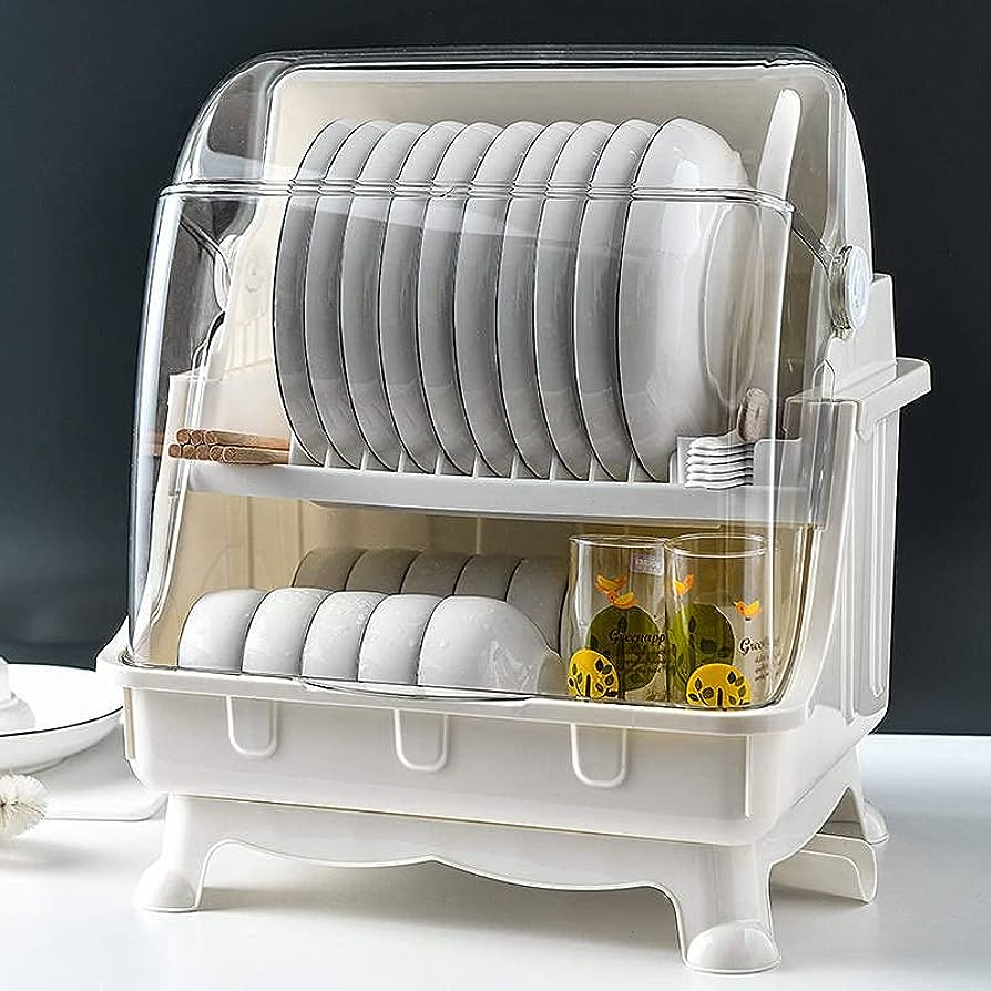 Tovu Makings | Dish Drying Rack | Dish Rack With Cover | Over The Sink Dish  Drying Rack | Over Sink Dish Drying Rack | Dish Racks For Kitchen Counter |  Sink