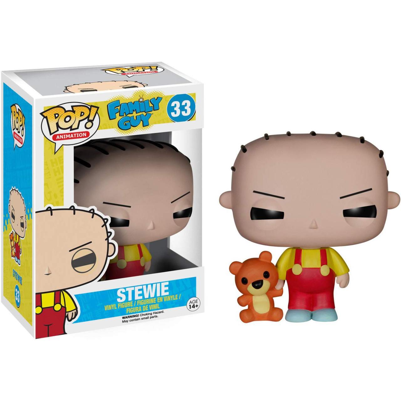 Amazon.Com: Funko Stewie: Family Guy X Pop! Animation Vinyl Figure & 1 Pop!  Compatible Pet Plastic Graphical Protector Bundle [#033/05240 - B] : Toys &  Games