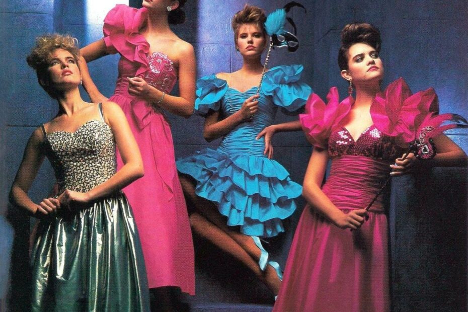 100 Vintage 80S Prom Dresses: See The Hottest Retro Styles Teen Girls Wore  - Click Americana