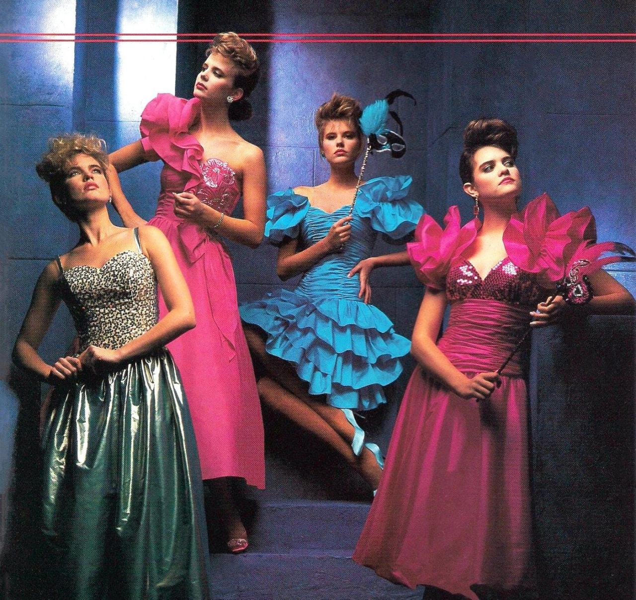 100 Vintage 80S Prom Dresses: See The Hottest Retro Styles Teen Girls Wore  - Click Americana