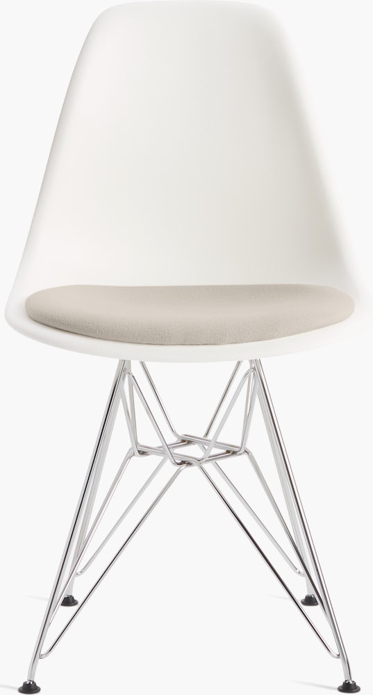 Eames Molded Plastic Side Chair With Seat Pad – Design Within Reach