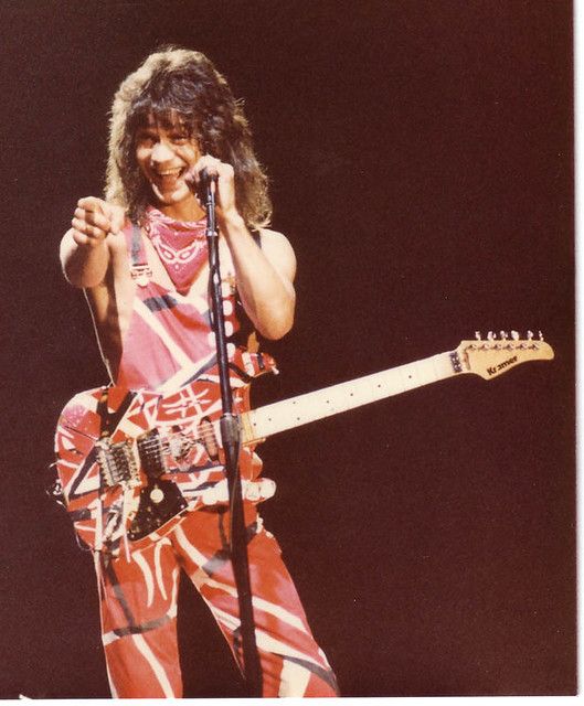 Eddie Van Halen Hams It Up At The Us Festival May 1983 | Eddie Van Halen, Van  Halen, Halen