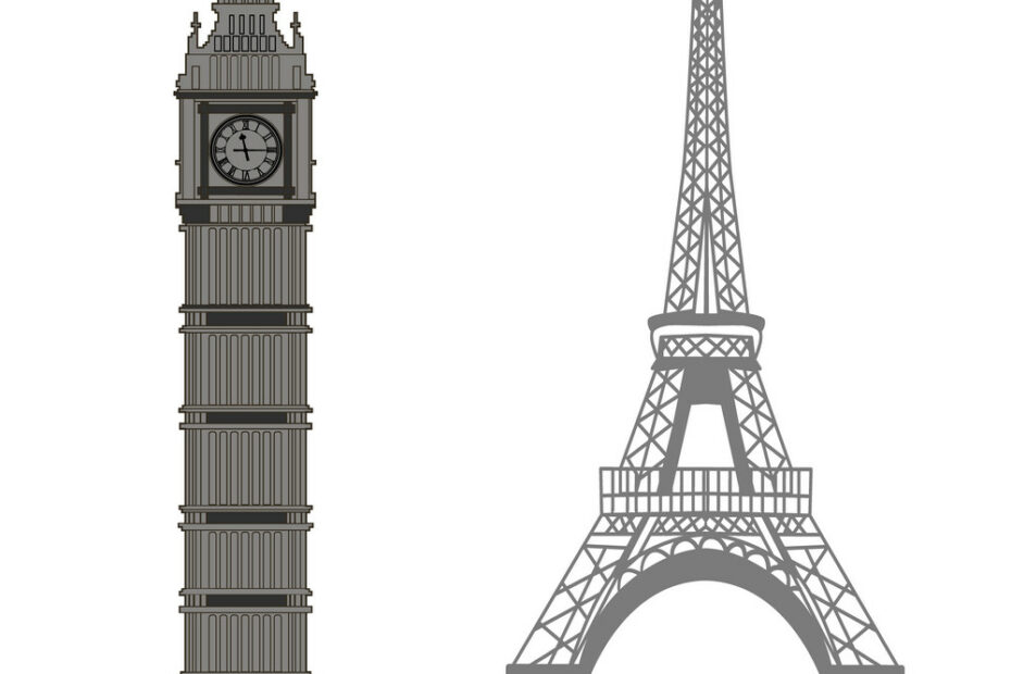 Eiffel Tower Big Ben: Hai Biểu Tượng Lớn Của Châu Âu