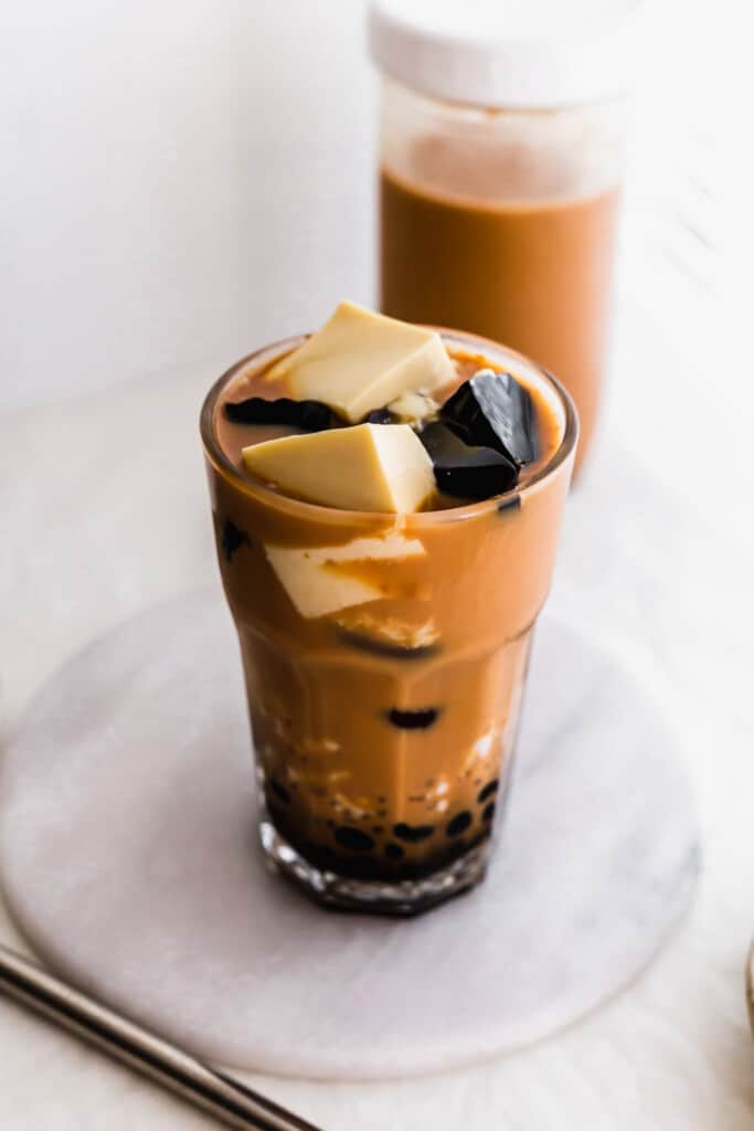 Coco-Inspired Egg Custard Bubble Tea | Sift & Simmer