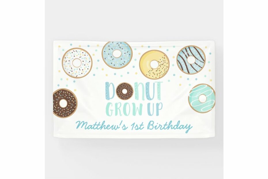 Donut Grow Up Banner: Không Dấu Hiệu Trong Tiêu Đề Này