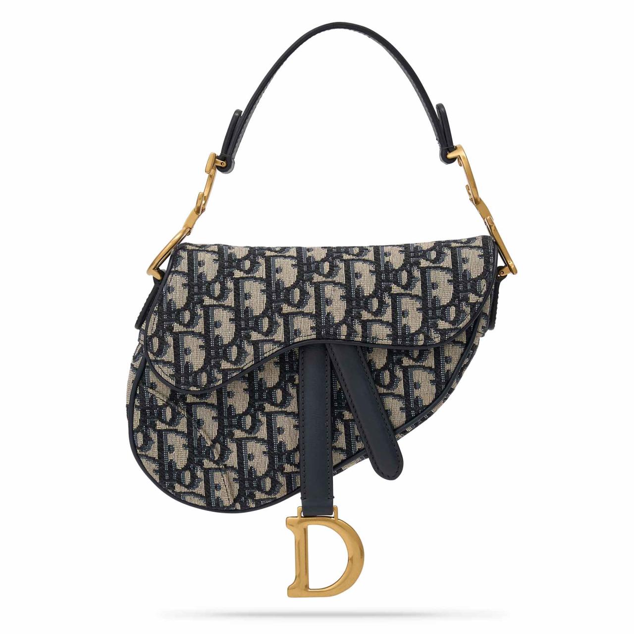 Dior Saddle Bag Mini Logo - Designer Bag Hire