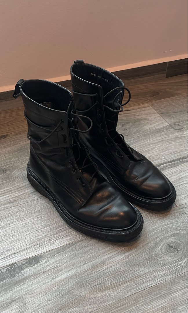 Dior Homme Navigate Combat Boots Aw07, Men'S Fashion, Footwear, Boots On  Carousell