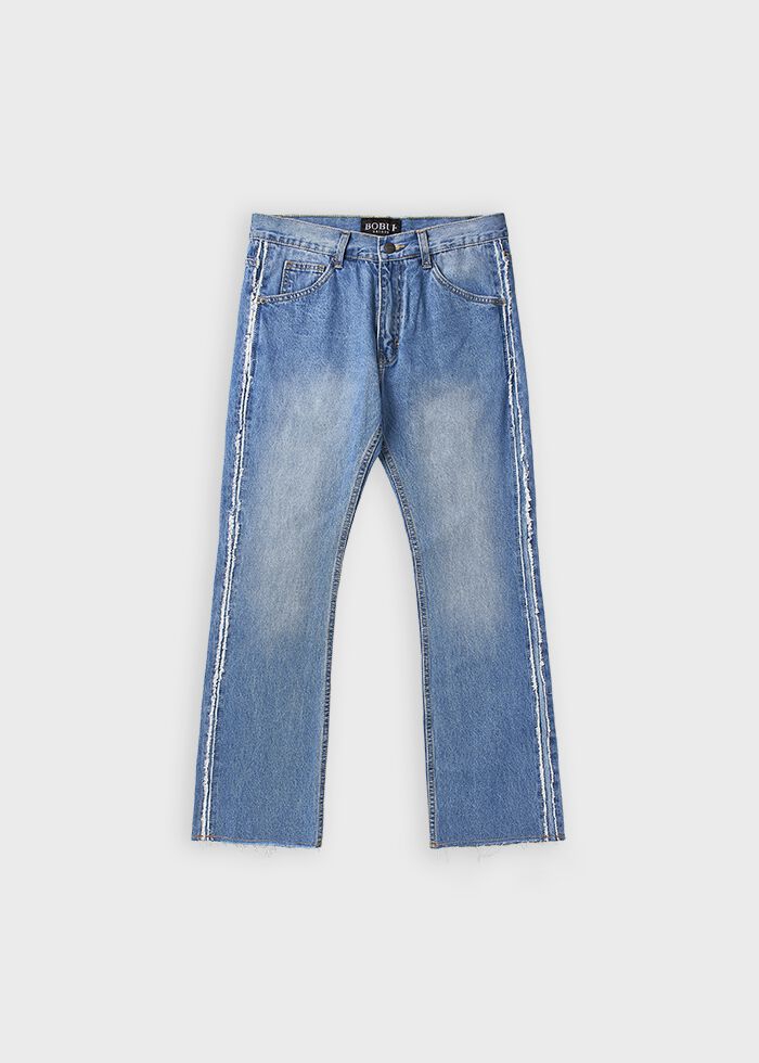 Relaxed Flare Denim/ Blue