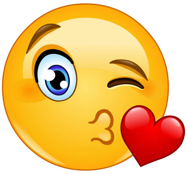 Top Blowing Kiss Emoji Stock Vectors, Illustrations & Clip Art - Istock