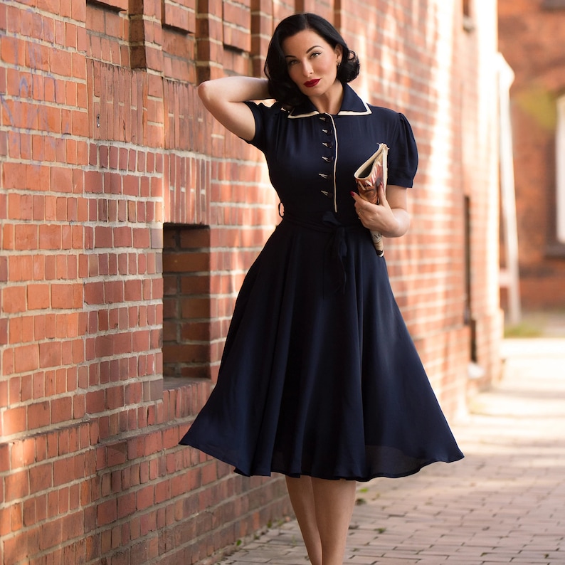 1940S Dresses | 40S Dress, Swing Dress, Tea Dresses