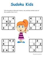 Trò Chơi Sudoku Dành Cho Trẻ Em: Sudoku Dễ Dàng Cho Bé