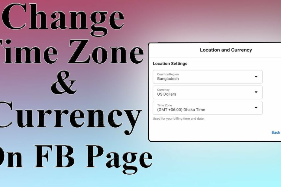 How To Change My Timezone On Facebook? New Update