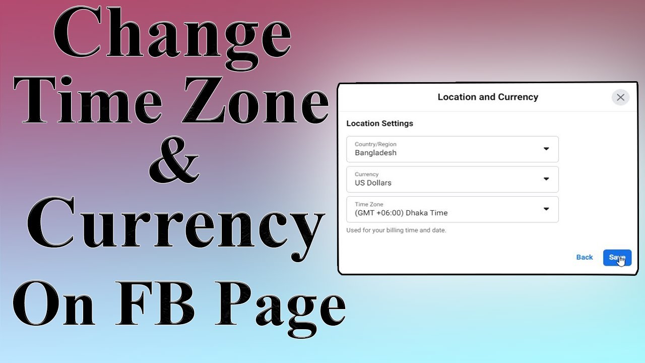 How To Change My Timezone On Facebook