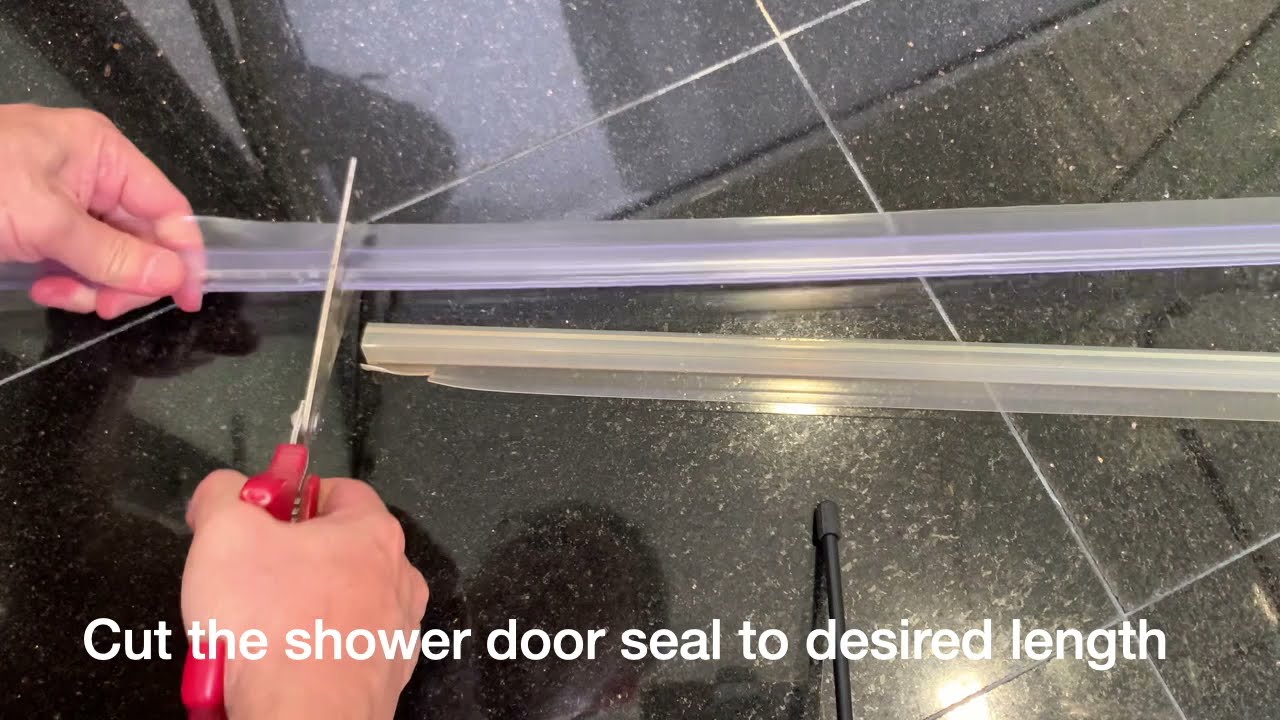 Clear Vinyl Shower Door Bulb Seal