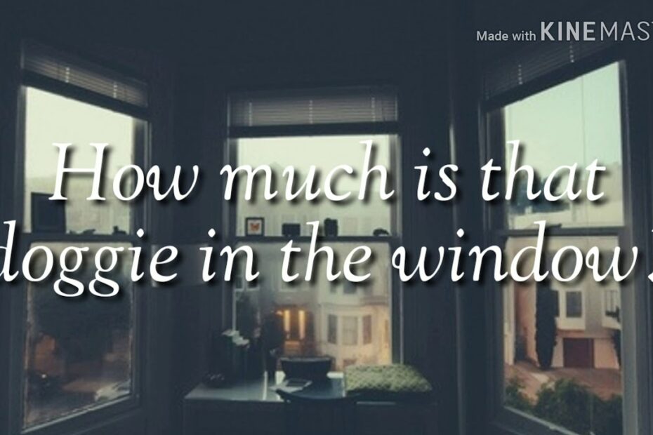 Lyrics To How Much Is That Doggy In The Window? Update New