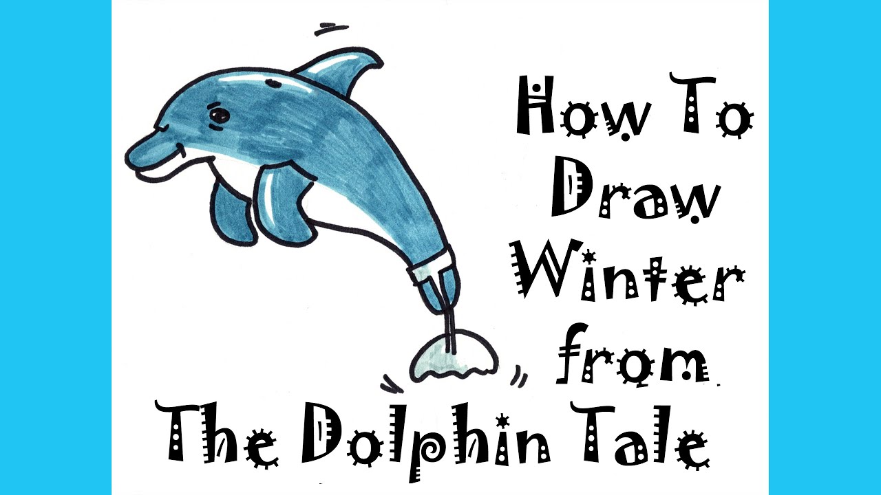 How To Draw Winter The Dolphin
