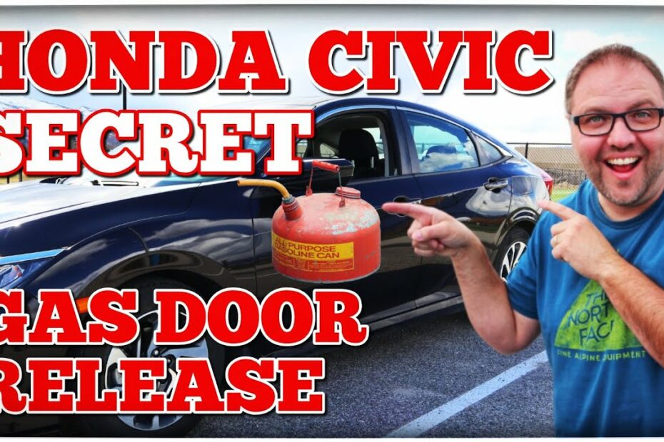 How To Open Gas Cap On Honda Civic