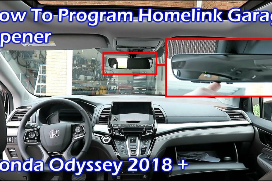 How To Set Garage Door Opener Honda Odyssey