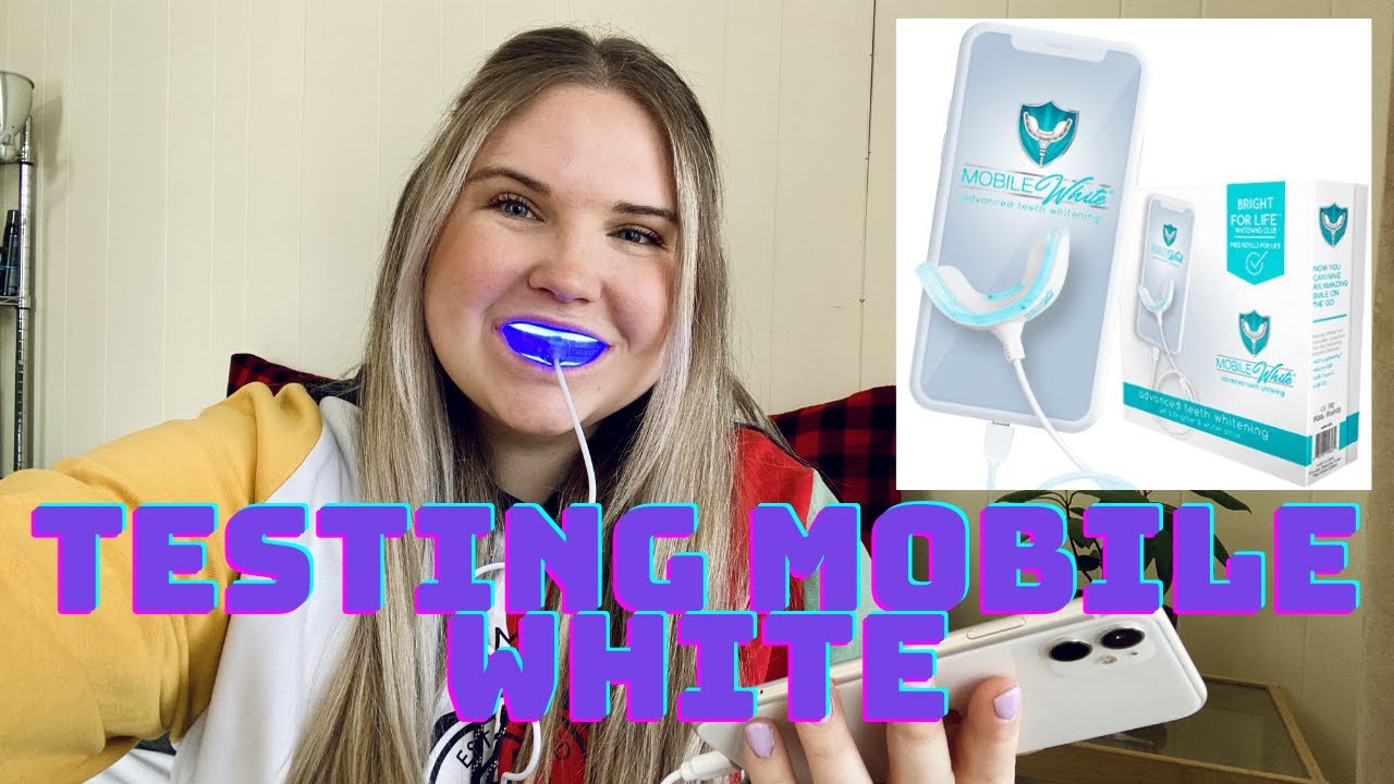 Mobile White Teeth Whitening How To Use