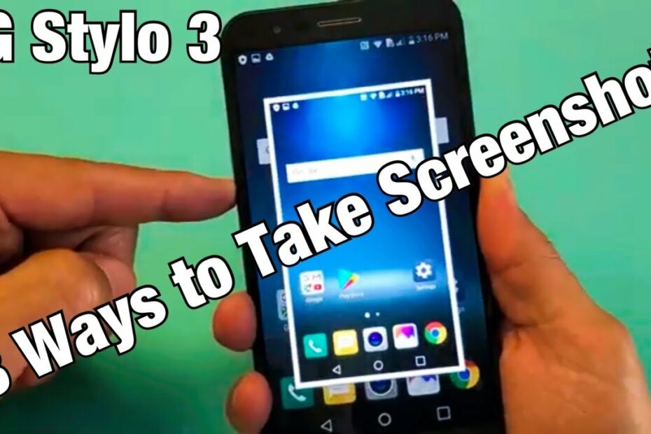 How To Screenshot On A Lg Stylo 3