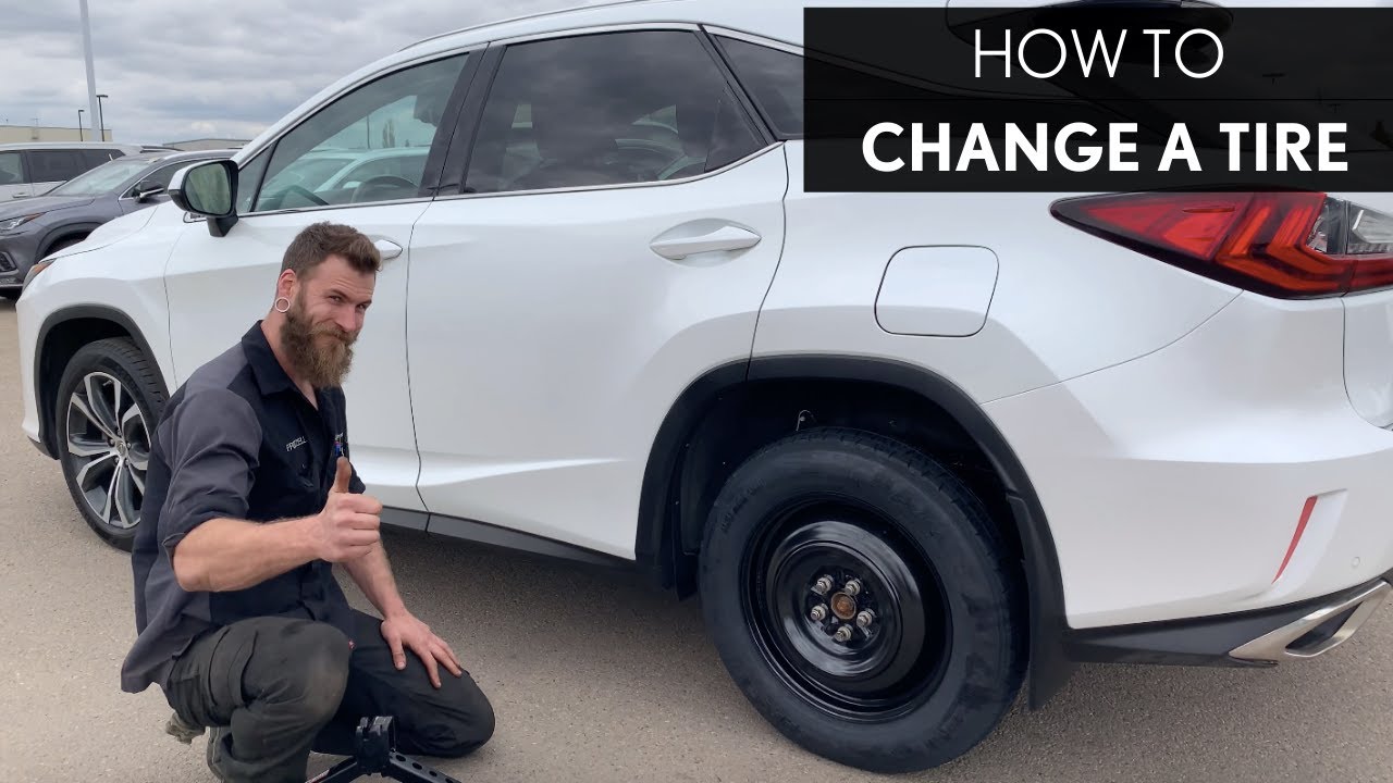 How To Change Spare Tire Lexus Rx 350