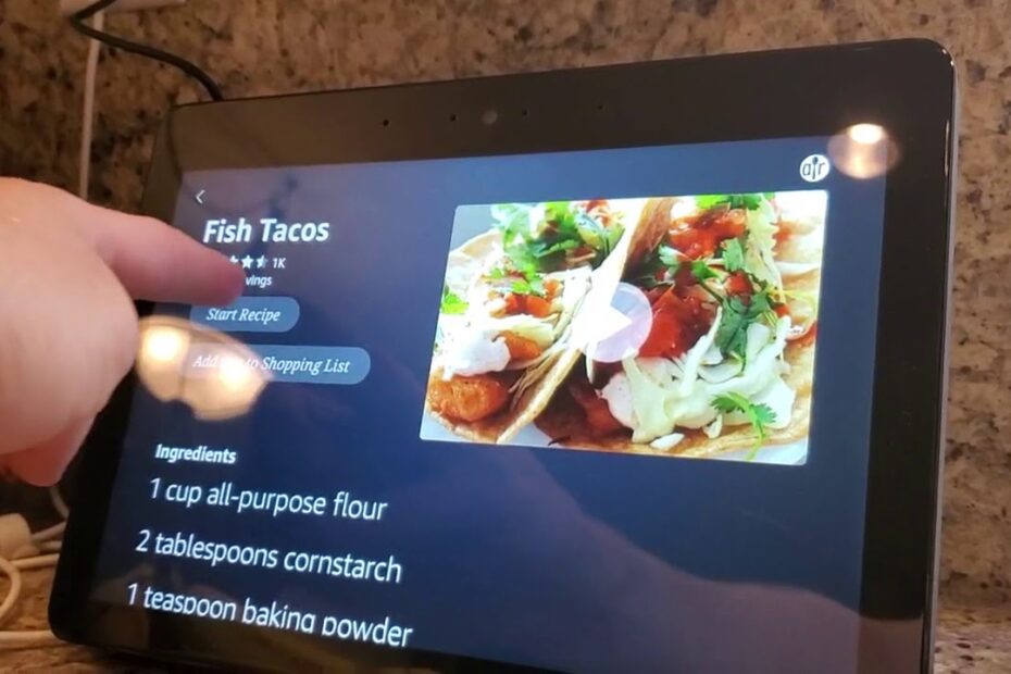 How To Put Recipes On Echo Show? New