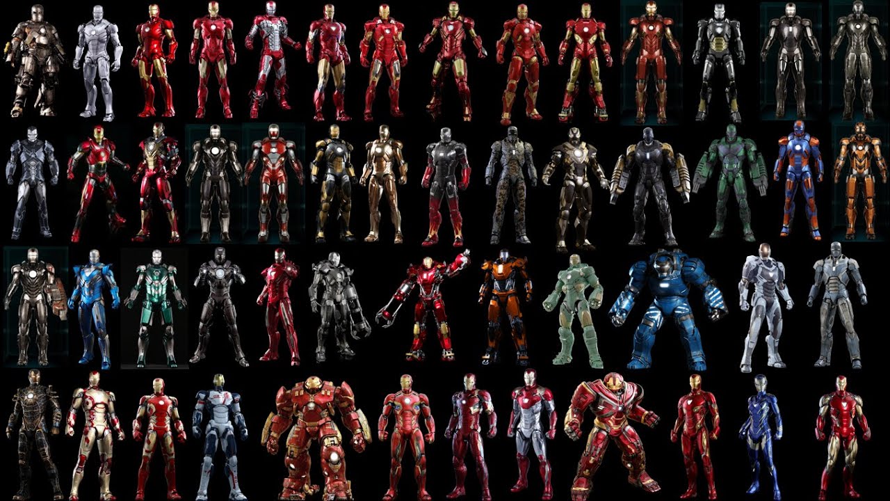 Secrets Behind All 52 Mcu Iron Man Armor Suits - Youtube