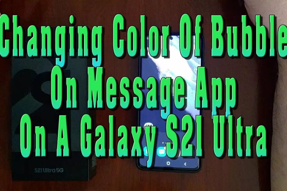 How To Change Text Bubble Color On Android