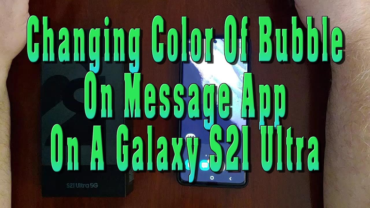 How To Change Text Bubble Color On Android