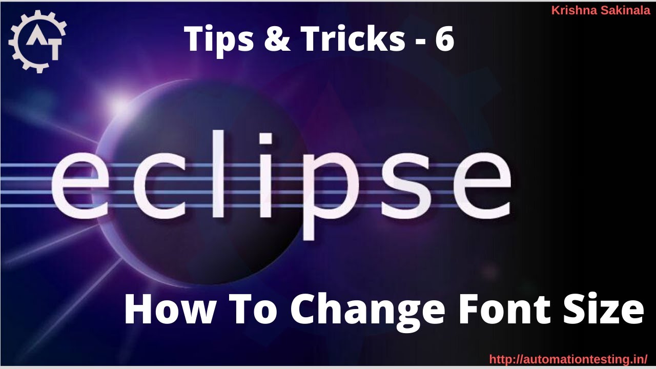 How To Change The Font Size In Eclipse