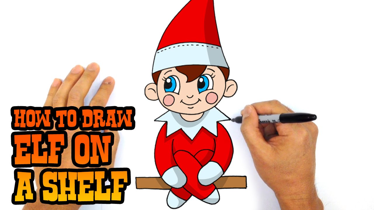 How To Draw Elf On A Shelf | Drawing Lesson - Youtube