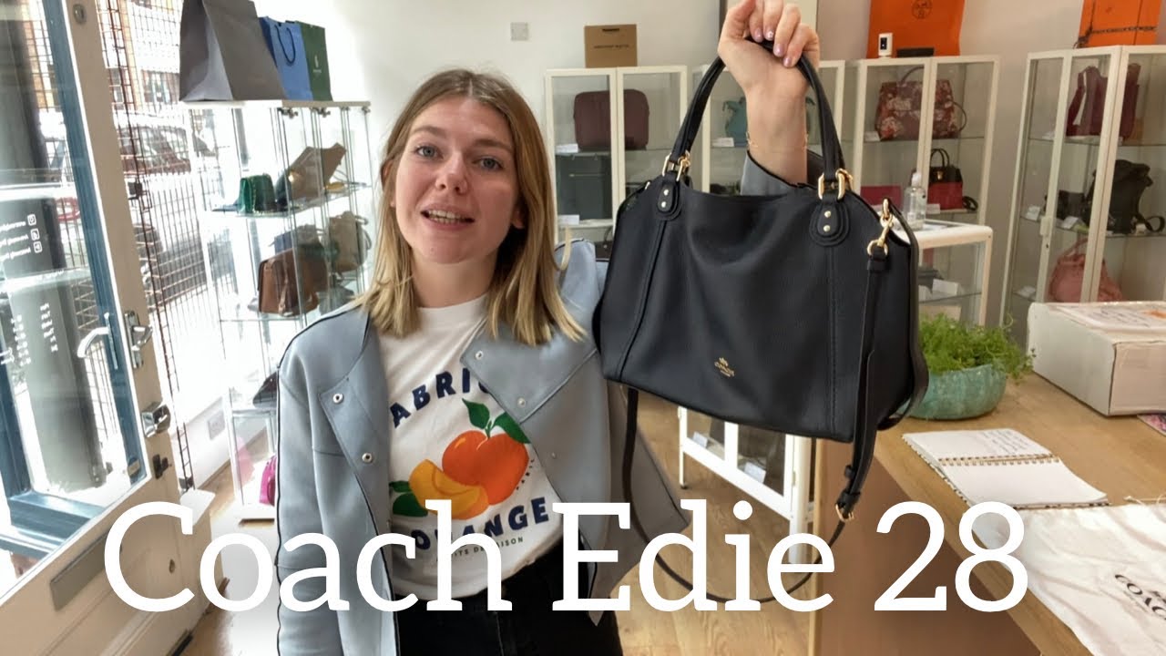 Coach Edie 28 Bag Review - Youtube