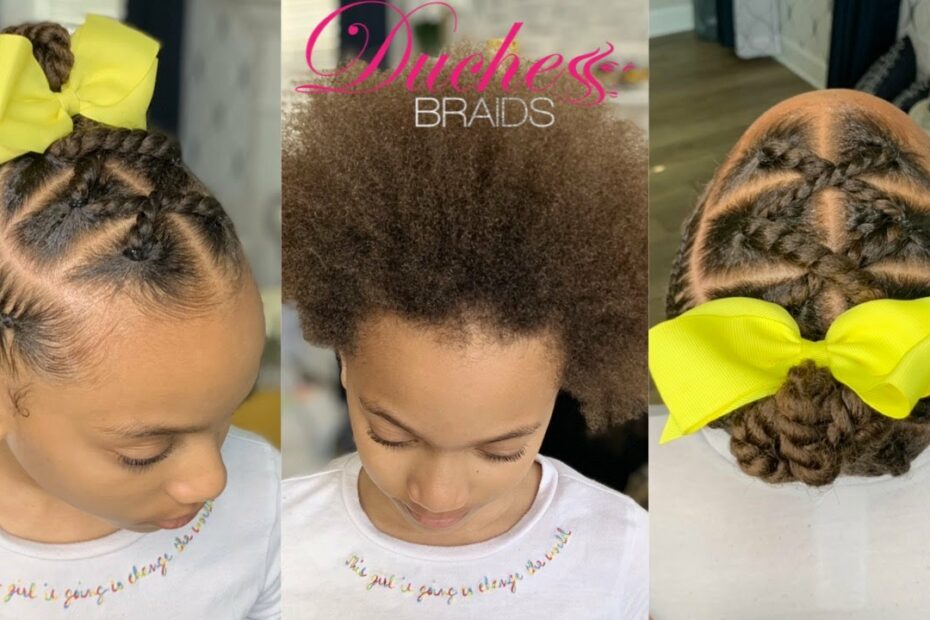 How To: Simple Kids Braid Styles - Youtube