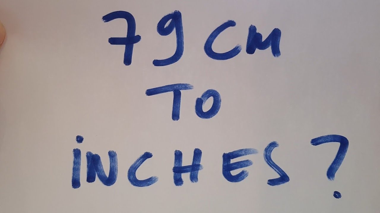 How Long Is 79 Inches In Feet