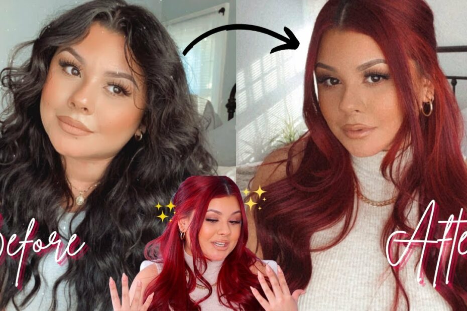 Dying Black Hair Red: Bí Quyết Tạo Màu Tóc Đen Thành Đỏ