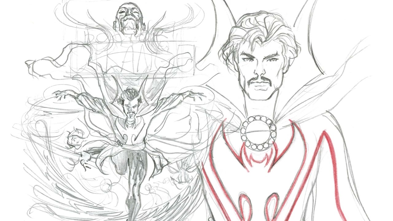 Dr. Strange Sketches By Alex Ross - Youtube