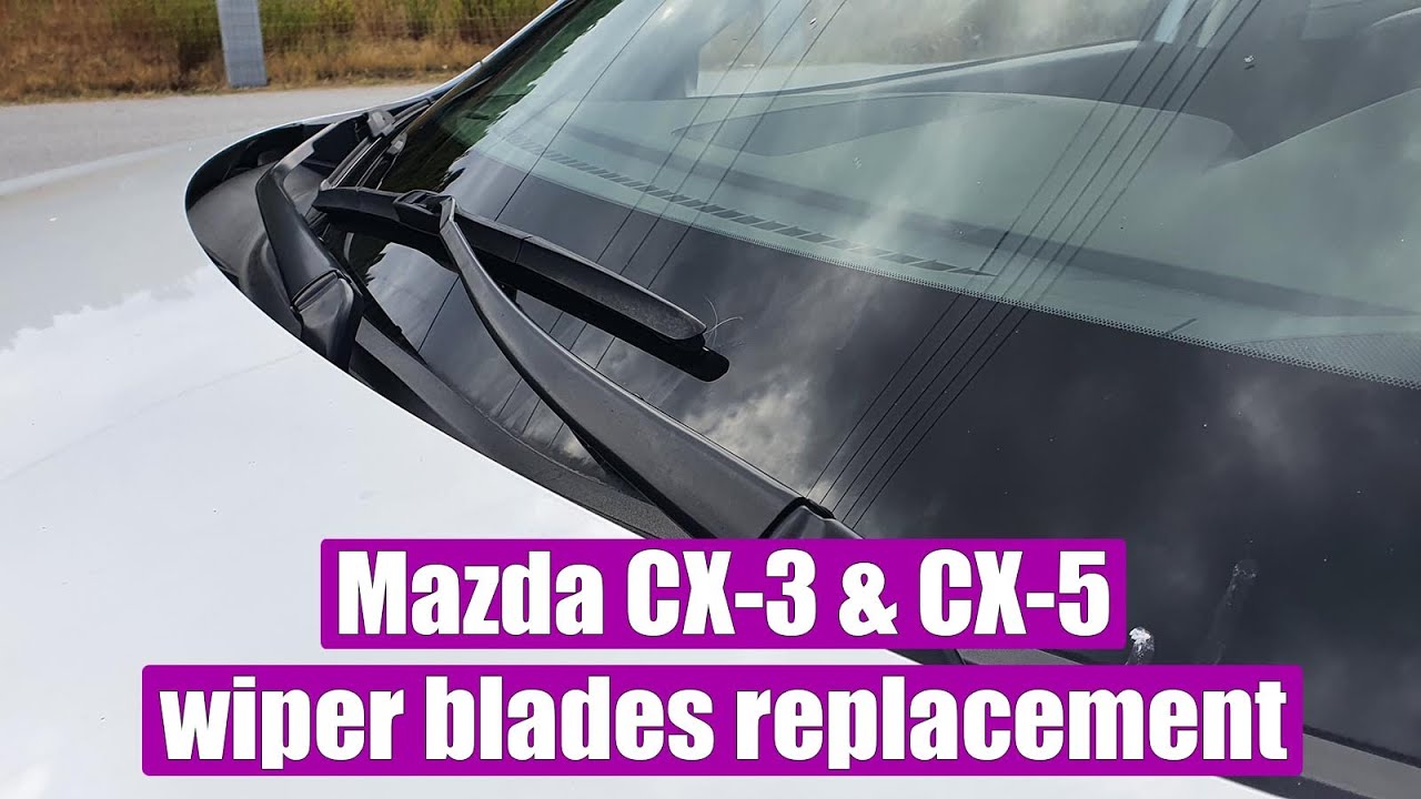 How To Change Windshield Wipers On Mazda Cx 5