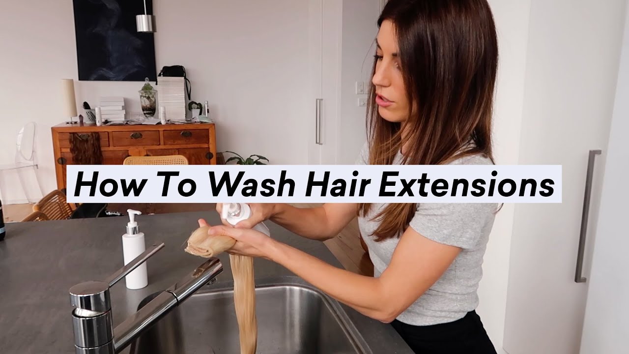 How To Wash Halo Hair Extensions