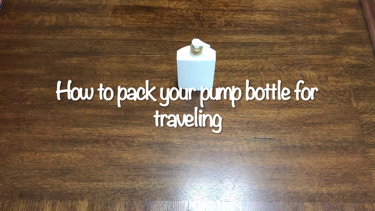 How Tall Is A Pump Shampoo Bottle