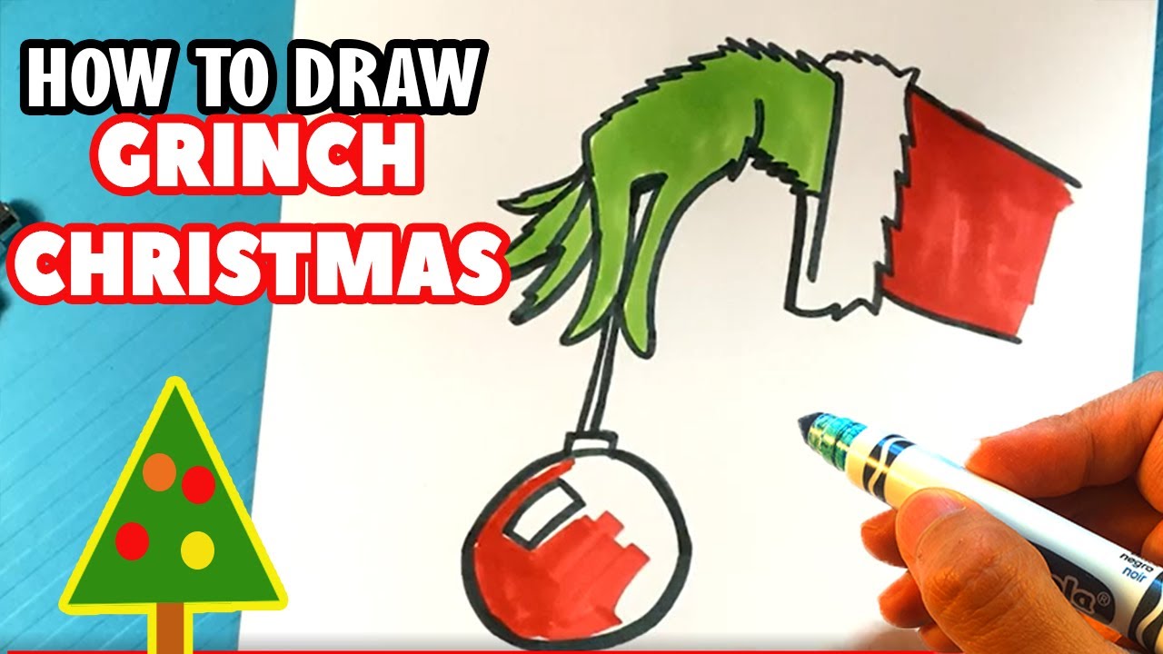 How To Draw Grinch Hand