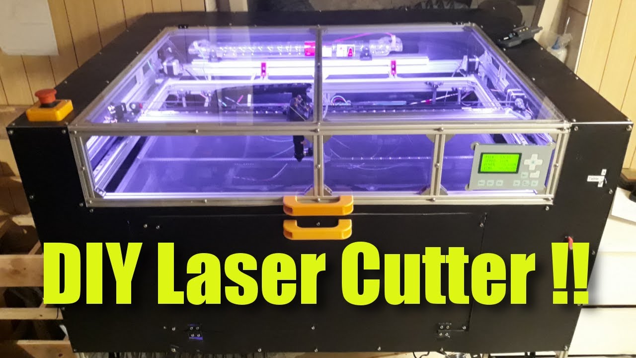 Homemade 40 Watt Co2 Lasercutter ! - Youtube