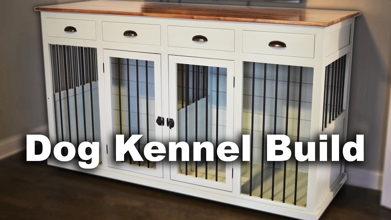 Building A Custom Indoor Dog Kennel - Youtube