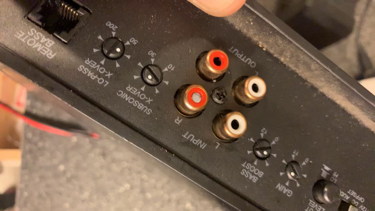 How To Remove Broken Rca Pin From Amp