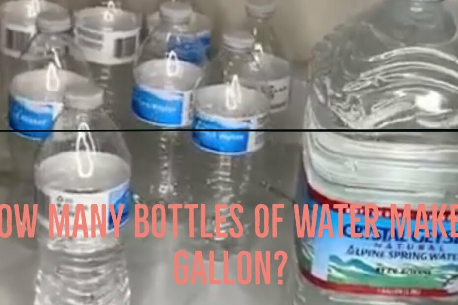 How Many Water Bottles Is 24 Oz
