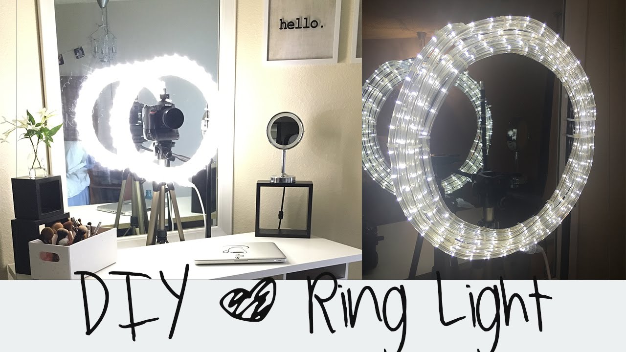 Diy Ring Light Tutorial || Diva Light || Do It Yourself - Youtube