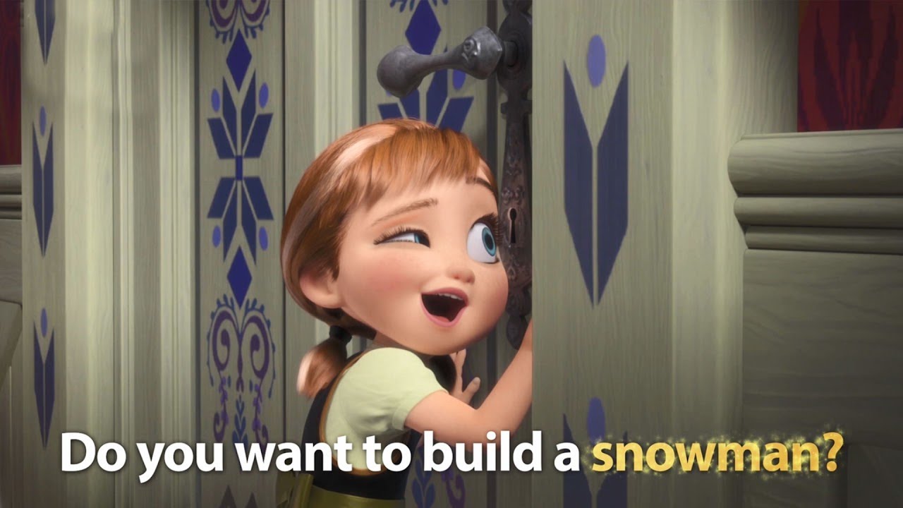 Disney Sing-Alongs | Do You Want To Build A Snowman? Frozen Lyric Video! |  Official Disney Uk - Youtube