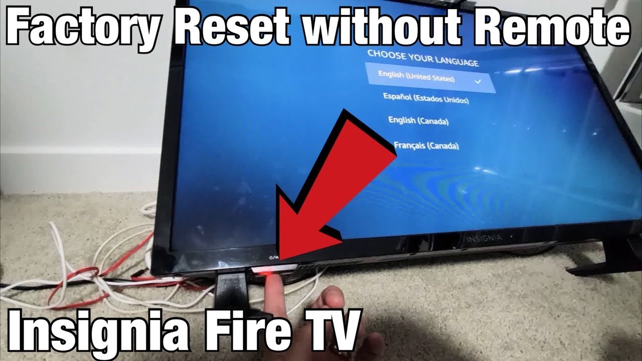 How To Turn On Insignia Fire Tv Without Remote